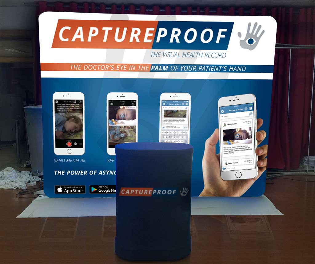 CaptureProof tradeshow booth design